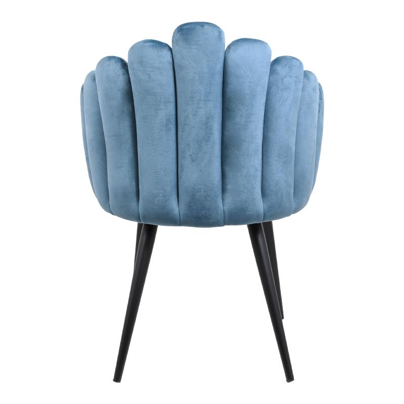 ΚΑΡΕΚΛΑ ΤΡΑΠΕΖΑΡΙΑΣ 1937 ΠΕΤΡΟΛ ΧΡΩΜΑ ΚΑΘΙΣΜΑΤΟΣ ΜΕ ΜΕΤΑΛΛΙΚΑ ΠΟΔΙΑ 64x60x84εκ - Image 4