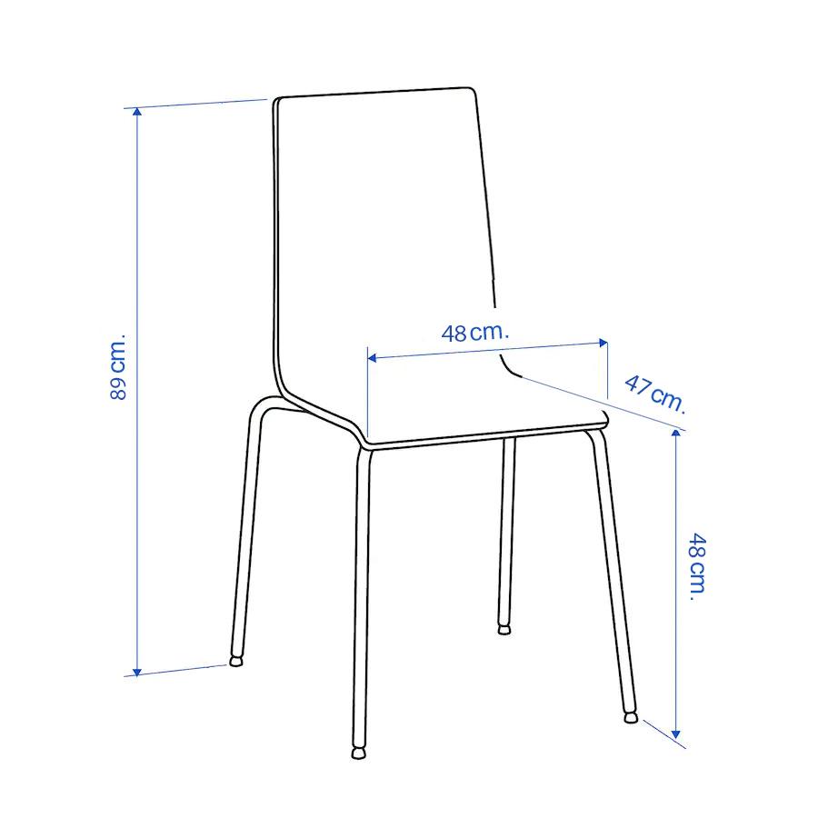 ΚΑΡΕΚΛΑ ΤΡΑΠΕΖΑΡΙΑΣ Adeline TERRACOΤTA ΧΡΩΜΑ ΥΦΑΣΜΑΤΟΣ 48x47x89εκ - Image 4