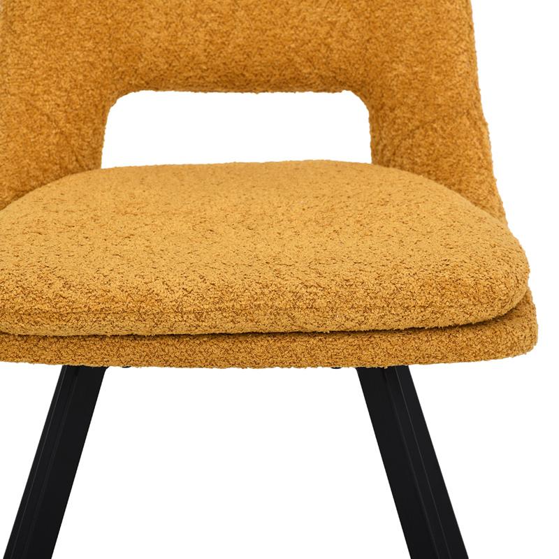 ΚΑΡΕΚΛΑ ΤΡΑΠΕΖΑΡΙΑΣ Alice ΜΟΥΣΤΑΡΔΙ ΧΡΩΜΑ 47x54x87εκ - Image 7