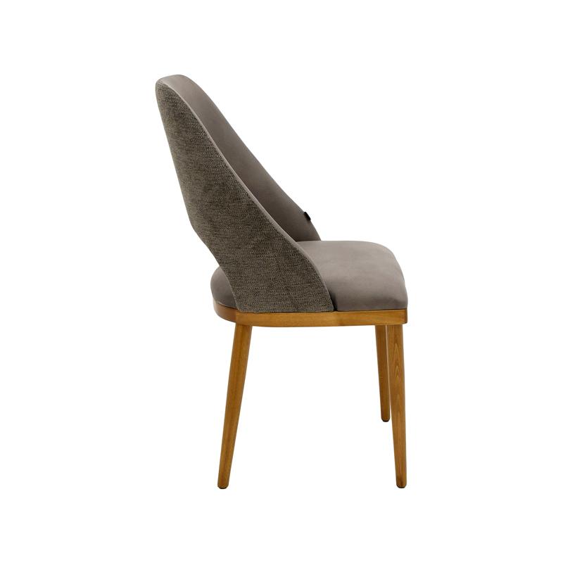 ΚΑΡΕΚΛΑ ΤΡΑΠΕΖΑΡΙΑΣ Castel ΓΚΡΙ ΧΡΩΜΑ 50x56x93εκ - Image 3