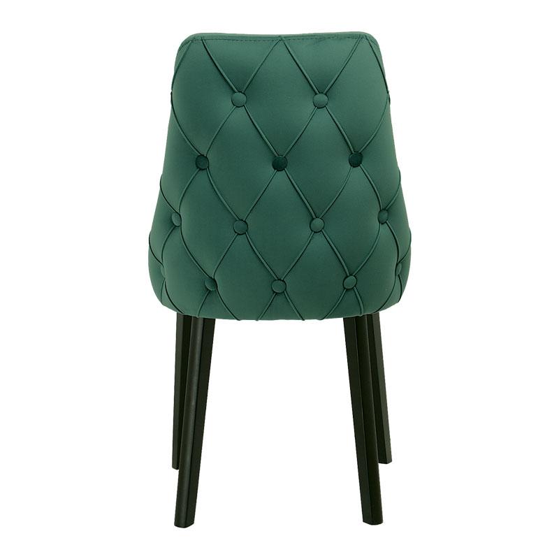 ΚΑΡΕΚΛΑ ΤΡΑΠΕΖΑΡΙΑΣ Elvira ΠΡΑΣΙΝΟ ΧΡΩΜΑ ΥΦΑΣΜΑΤΟΣ 50x47x91εκ - Image 3