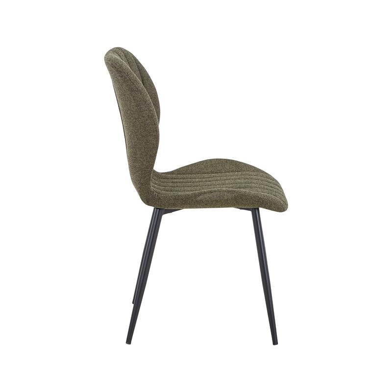 ΚΑΡΕΚΛΑ ΤΡΑΠΕΖΑΡΙΑΣ FL089 ΛΑΔΙ ΥΦΑΣΜΑ ΜΕ ΜΑΥΡΑ ΜΕΤΑΛΛΙΚΑ ΠΟΔΙΑ 47x55x87εκ - Image 3