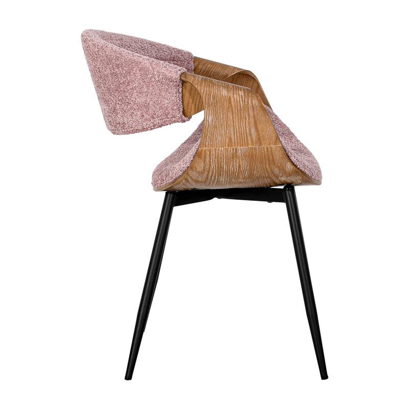 ΚΑΡΕΚΛΑ ΤΡΑΠΕΖΑΡΙΑΣ FL1829 ΡΟΖ ΥΦΑΣΜΑ 54x55x76εκ - Image 3