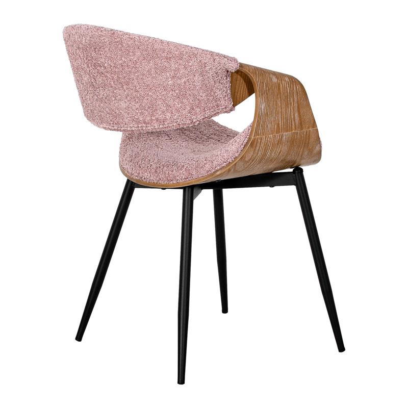 ΚΑΡΕΚΛΑ ΤΡΑΠΕΖΑΡΙΑΣ FL1829 ΡΟΖ ΥΦΑΣΜΑ 54x55x76εκ - Image 4