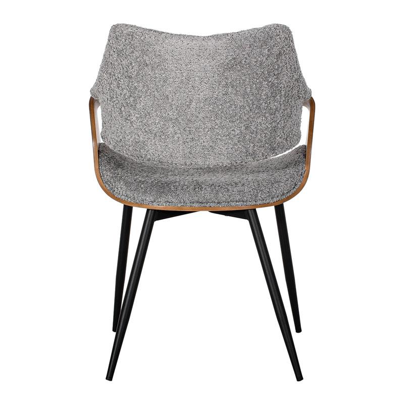 ΚΑΡΕΚΛΑ ΤΡΑΠΕΖΑΡΙΑΣ FL6145 ΓΚΡΙ ΥΦΑΣΜΑ 58x56x83εκ - Image 5