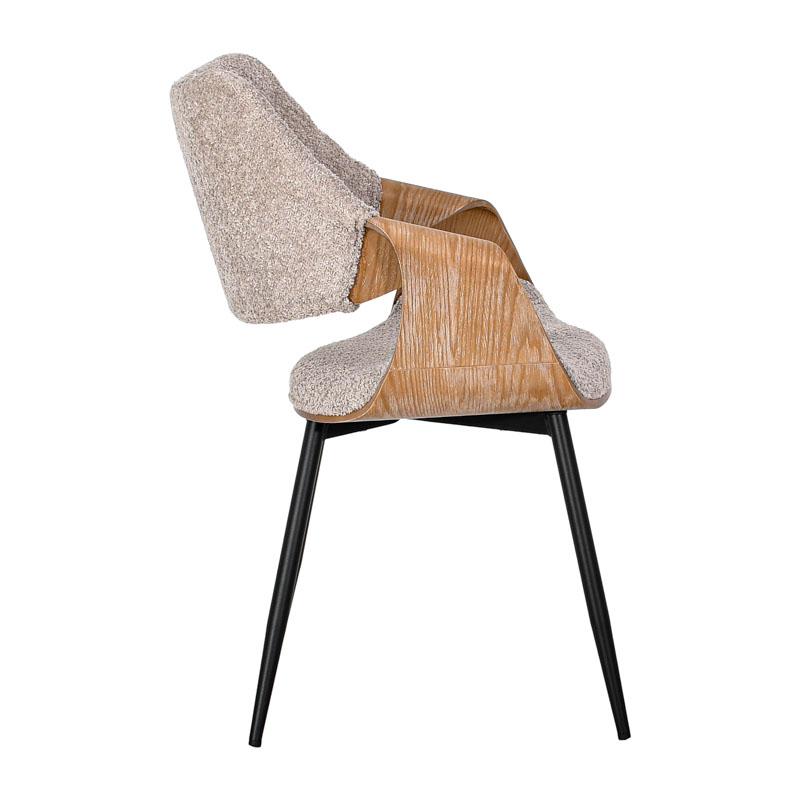 ΚΑΡΕΚΛΑ ΤΡΑΠΕΖΑΡΙΑΣ FL6145 ΜΠΕΖ ΥΦΑΣΜΑ 58x56x83εκ - Image 3