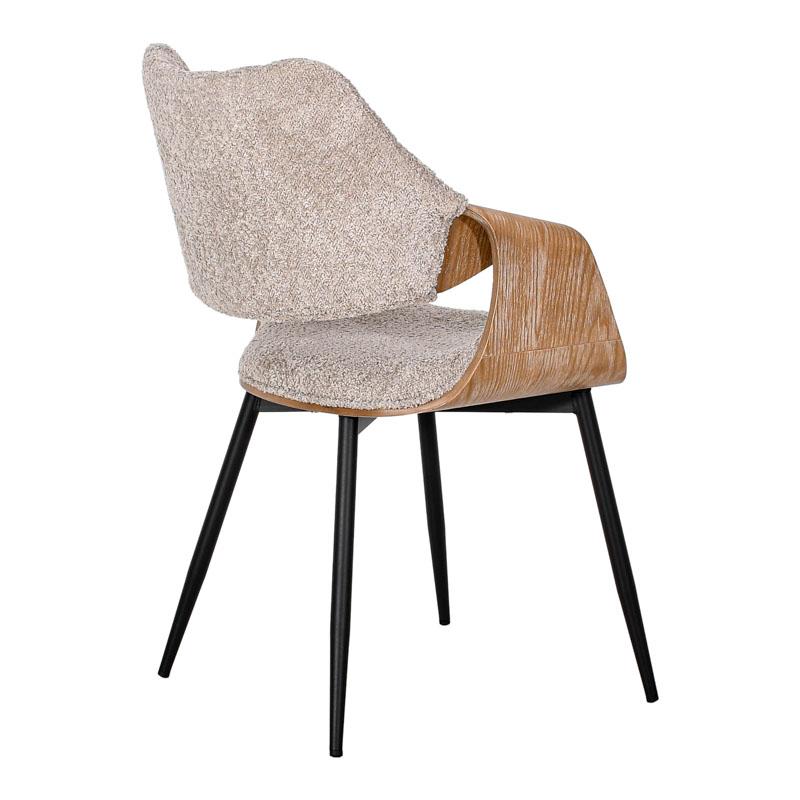 ΚΑΡΕΚΛΑ ΤΡΑΠΕΖΑΡΙΑΣ FL6145 ΜΠΕΖ ΥΦΑΣΜΑ 58x56x83εκ - Image 4