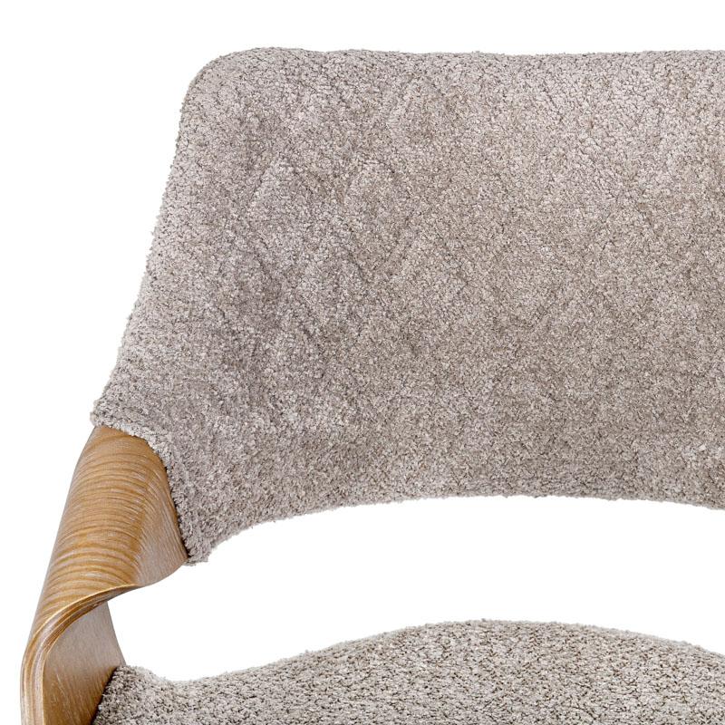 ΚΑΡΕΚΛΑ ΤΡΑΠΕΖΑΡΙΑΣ FL6145 ΜΠΕΖ ΥΦΑΣΜΑ 58x56x83εκ - Image 6