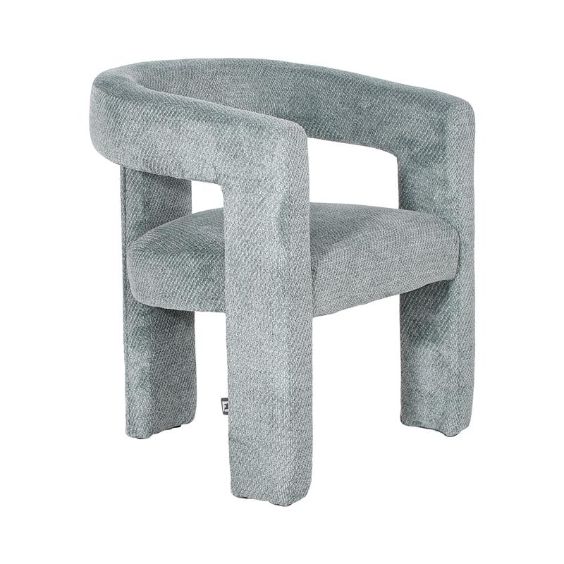 ΚΑΡΕΚΛΑ ΤΡΑΠΕΖΑΡΙΑΣ FL6493 ΓΚΡΙ ΧΡΩΜΑ ΥΦΑΣΜΑΤΟΣ 64x56x75εκ