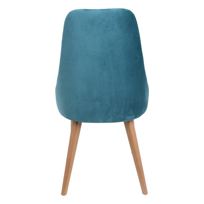 ΚΑΡΕΚΛΑ ΤΡΑΠΕΖΑΡΙΑΣ Kassandra ΥΦΑΣΜΑ ΤΥΡΚΟΥΑΖ ΧΡΩΜΑ 48x56x94εκ - Image 3