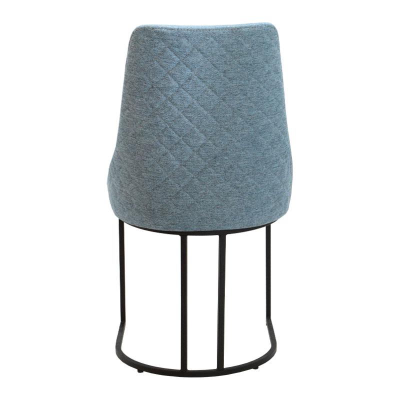 ΚΑΡΕΚΛΑ ΤΡΑΠΕΖΑΡΙΑΣ Maggie ΡΑΦ ΜΠΛΕ ΧΡΩΜΑ ΥΦΑΣΜΑΤΟΣ 47x52x91εκ - Image 3