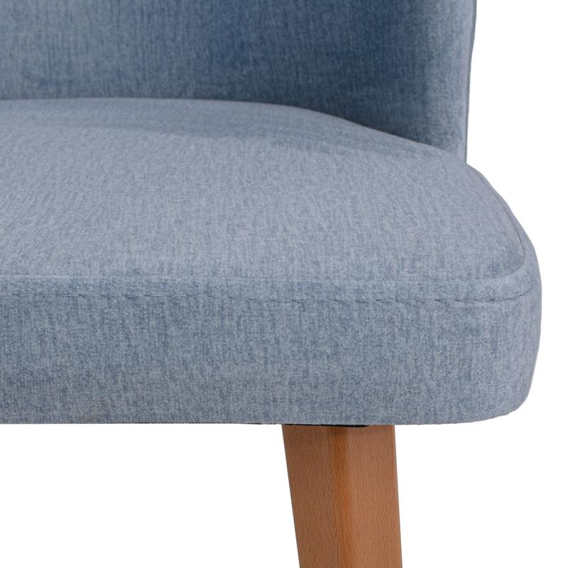 ΚΑΡΕΚΛΑ ΤΡΑΠΕΖΑΡΙΑΣ New Melanie ΥΦΑΣΜΑ MINERAL ΧΡΩΜΑ 46x48x93εκ - Image 7