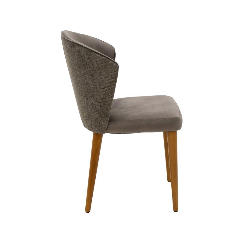 ΚΑΡΕΚΛΑ ΤΡΑΠΕΖΑΡΙΑΣ Sorella ΓΚΡΙ ΧΡΩΜΑ 50x59x90εκ - Image 3