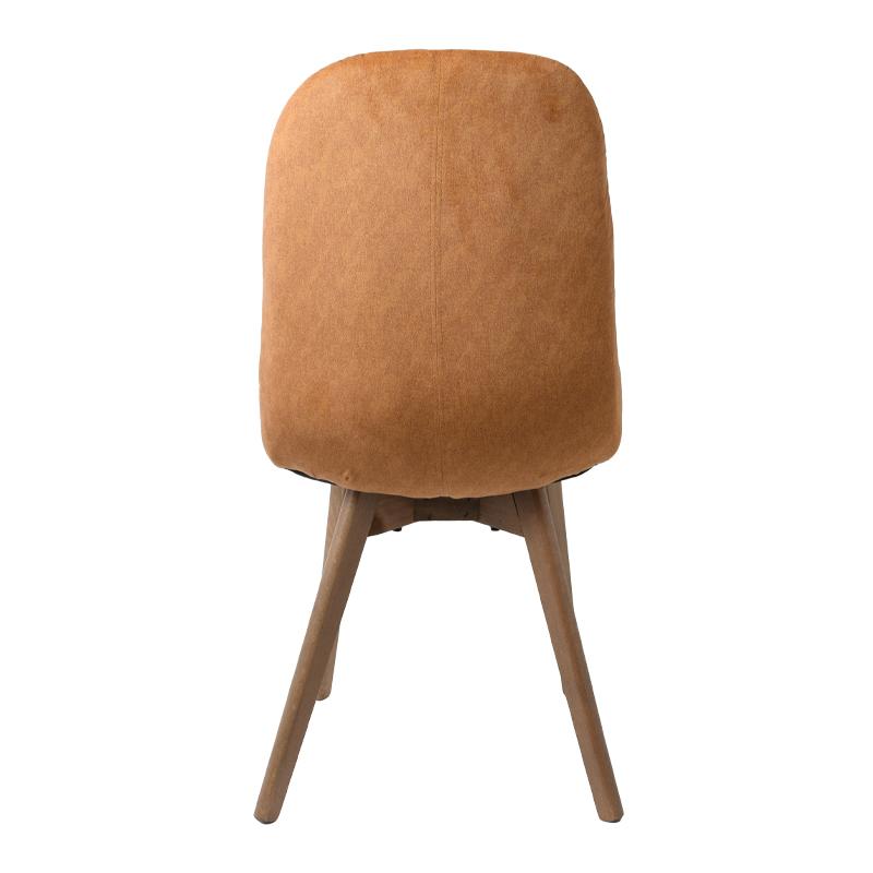 ΚΑΡΕΚΛΑ ΤΡΑΠΕΖΑΡΙΑΣ T-18 ΚΙΤΡΙΝΟ ME GREY ΠΟΔΙΑ 42x45x95εκ - Image 3