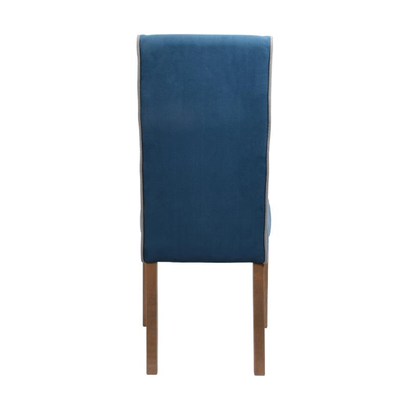 ΚΑΡΕΚΛΑ ΤΡΑΠΕΖΑΡΙΑΣ Τ-26 ΜΠΛΕ ΜΕ ΓΚΡΙ ΡΙΓΑ 47x60x100εκ - Image 4