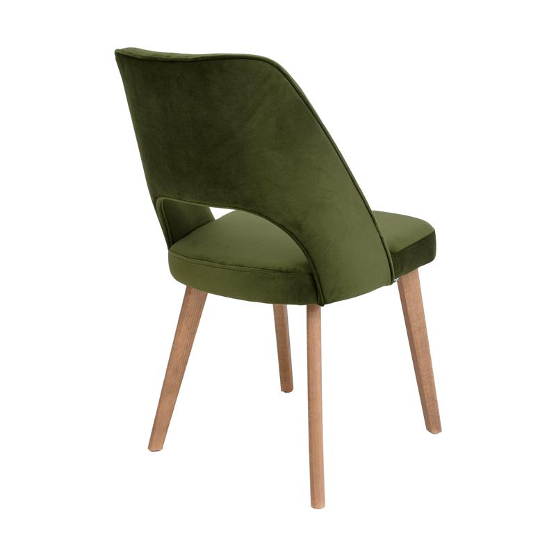 ΚΑΡΕΚΛΑ ΤΡΑΠΕΖΑΡΙΑΣ Τ-5 LUX ΠΡΑΣΙΝΟ ΥΦΑΣΜΑ 50x50x86εκ - Image 3