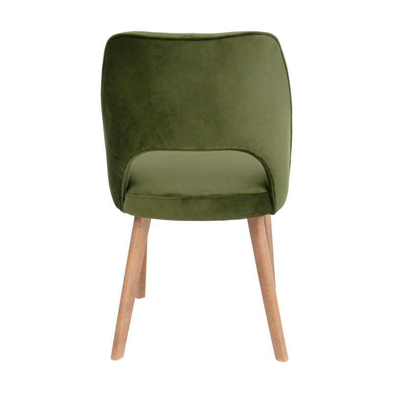 ΚΑΡΕΚΛΑ ΤΡΑΠΕΖΑΡΙΑΣ Τ-5 LUX ΠΡΑΣΙΝΟ ΥΦΑΣΜΑ 50x50x86εκ - Image 4