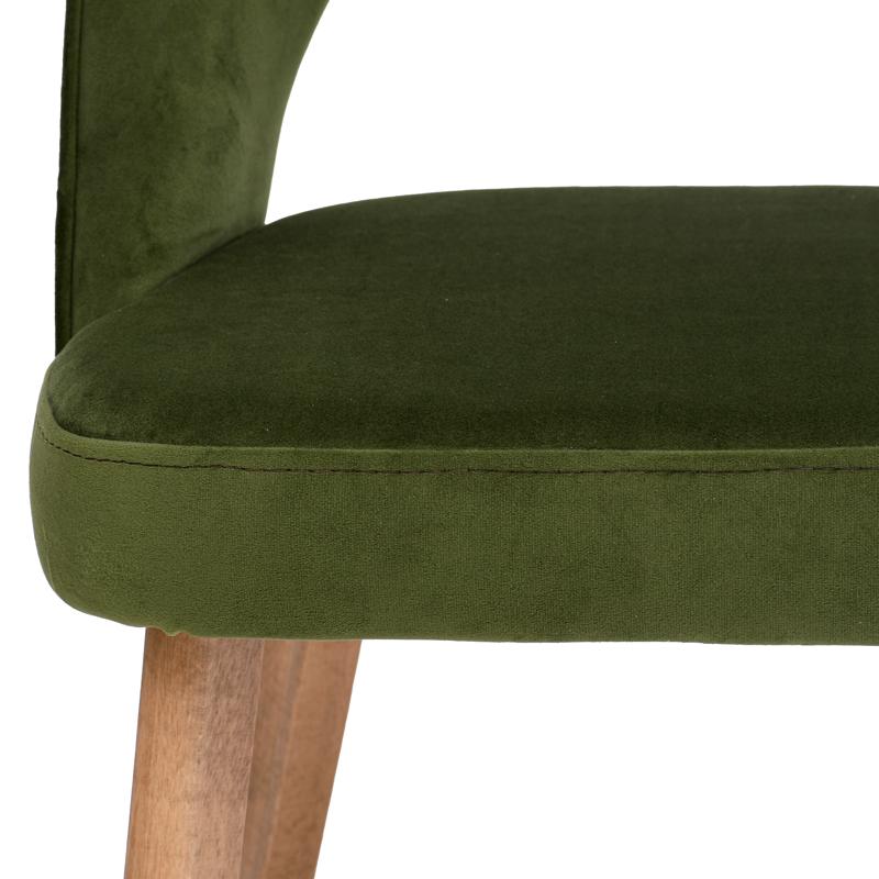 ΚΑΡΕΚΛΑ ΤΡΑΠΕΖΑΡΙΑΣ Τ-5 LUX ΠΡΑΣΙΝΟ ΥΦΑΣΜΑ 50x50x86εκ - Image 6