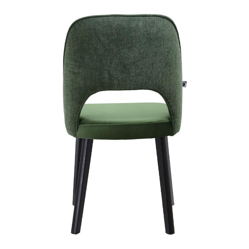 ΚΑΡΕΚΛΑ ΤΡΑΠΕΖΑΡΙΑΣ Valeria ΠΡΑΣΙΝΟ ΧΡΩΜΑ ΥΦΑΣΜΑΤΟΣ 48x48x89εκ - Image 3