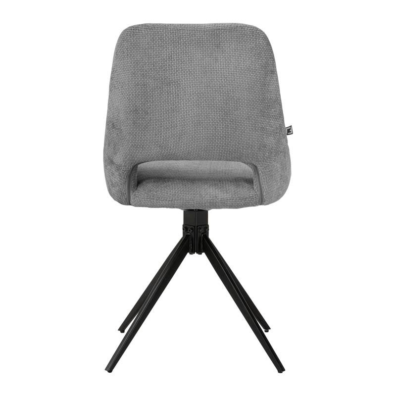 ΚΑΡΕΚΛΑ ΤΡΑΠΕΖΑΡΙΑΣ ΠΕΡΙΣΤΡΕΦΟΜΕΝΗ FL2548 ΓΚΡΙ-ΜΠΕΖ ΥΦΑΣΜΑ 64x53x85εκ - Image 4