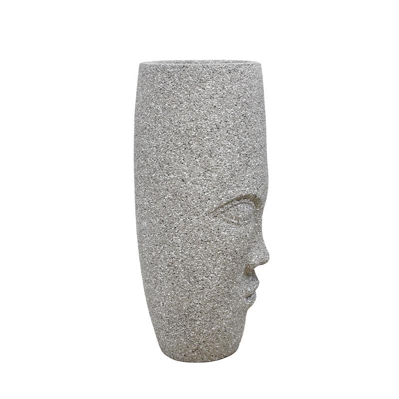 ΚΑΣΠΩ ΔΑΠΕΔΟΥ FL029 "Face" ΓΚΡΙ ΧΡΩΜΑ 38x38x88εκ - Image 3