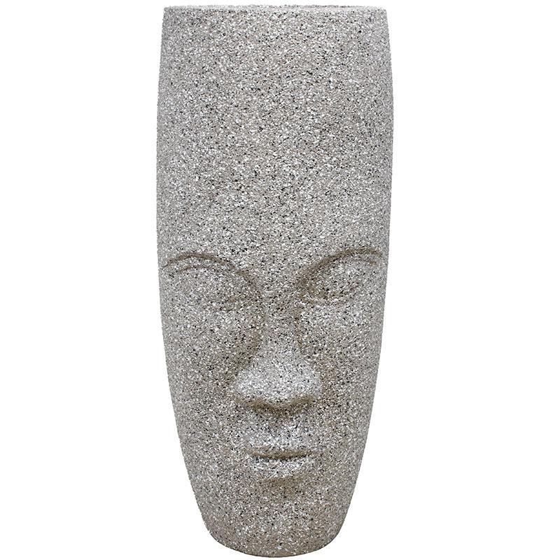 ΚΑΣΠΩ ΔΑΠΕΔΟΥ FL029 "Face" ΓΚΡΙ ΧΡΩΜΑ 38x38x88εκ - Image 4