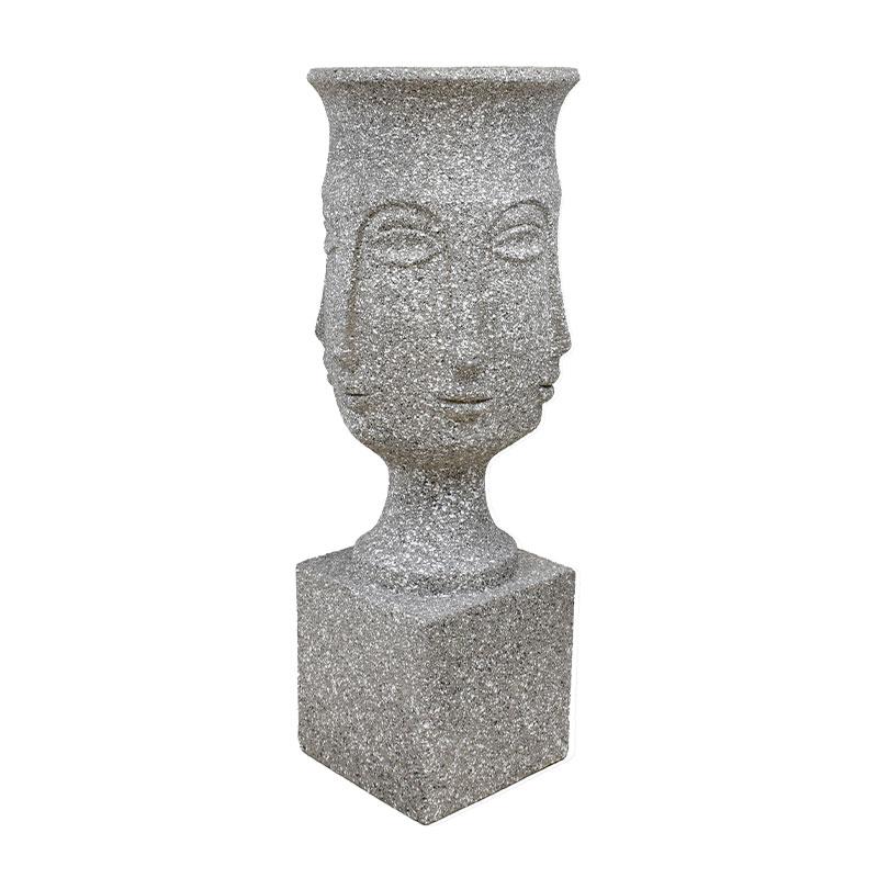 ΚΑΣΠΩ ΔΑΠΕΔΟΥ FL1996 "Face" ΓΚΡΙ ΧΡΩΜΑ 35x35x93εκ - Image 3