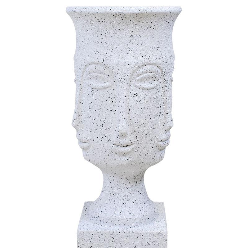 ΚΑΣΠΩ ΔΑΠΕΔΟΥ FL1996 "Face" ΛΕΥΚΟ ΧΡΩΜΑ 35x35x93εκ - Image 4