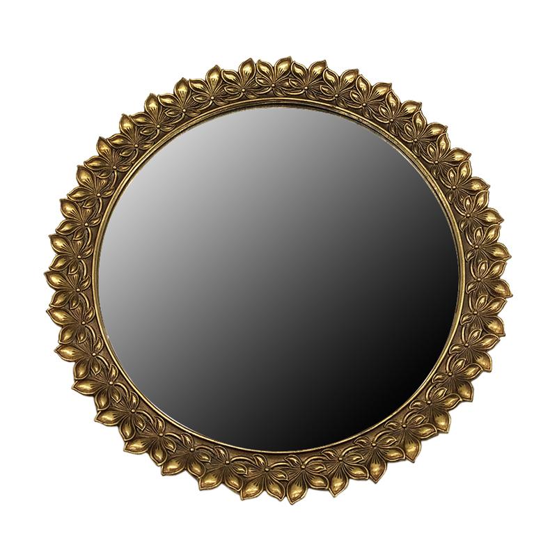 ΚΑΘΡΕΦΤΗΣ ΤΟΙΧΟΥ Flower ΧΡΥΣΟ ΧΡΩΜΑ 27x2,6x27εκ sls