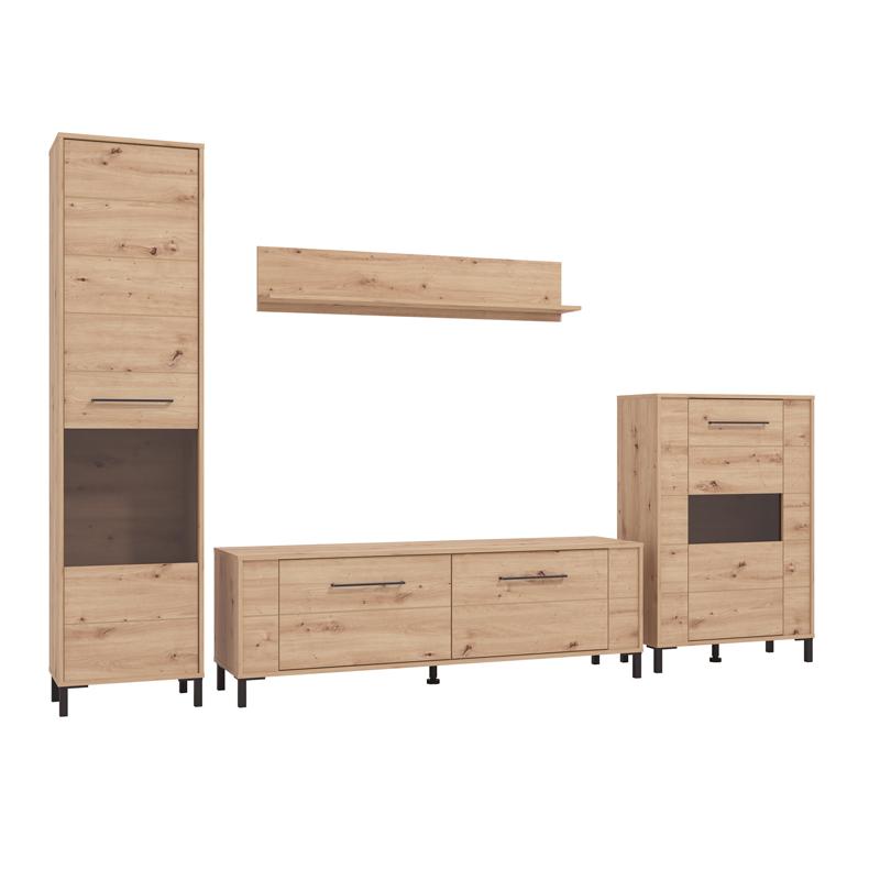 ΚΕΝΤΡΟ ΨΥΧΑΓΩΓΙΑΣ-ΣΥΝΘΕΣΗ DURHAM AH ARTISAN OAK 299x40x193εκ - Image 3