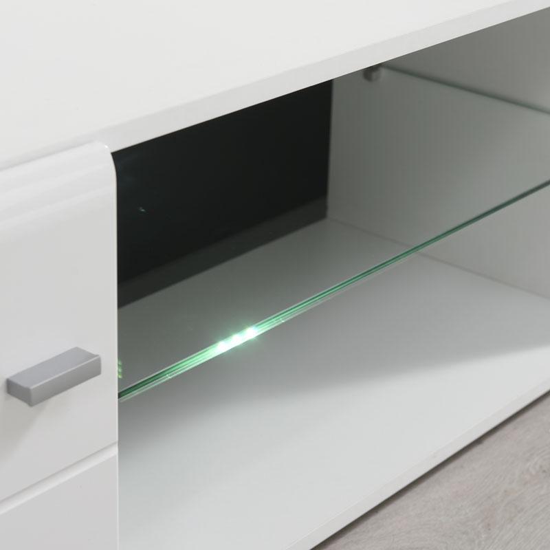 ΚΕΝΤΡΟ ΨΥΧΑΓΩΓΙΑΣ-ΣΥΝΘΕΣΗ PRATO ΛΕΥΚΟ-ΜΑΥΡΟ-ΛΕΥΚΗ ΛΑΚΑ 264x41x182εκ - Image 5