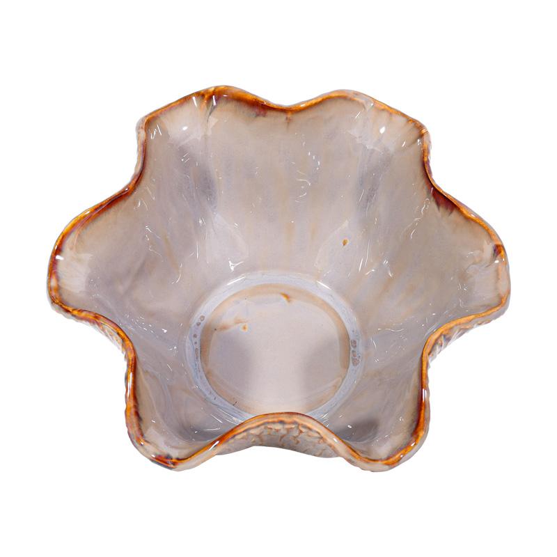 ΚΕΡΑΜΙΚΗ ΚΟΥΠ FL30009 ΓΚΡΙ-ΚΑΦΕ ΧΡΩΜΑ 20x10εκ - Image 3