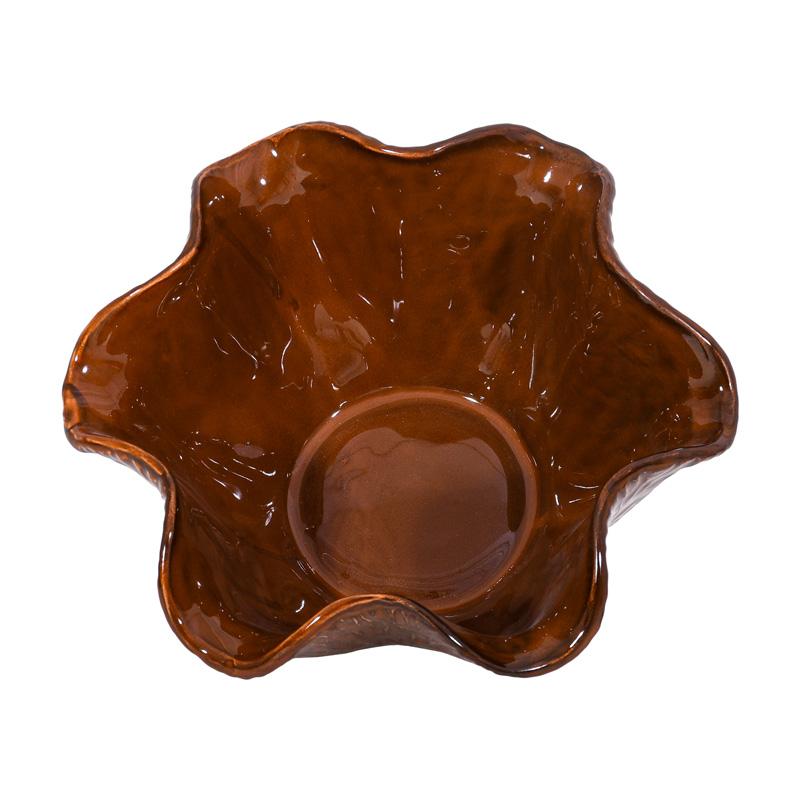 ΚΕΡΑΜΙΚΗ ΚΟΥΠ FL30009 ΚΑΦΕ ΧΡΩΜΑ 20x10εκ - Image 3