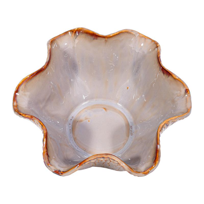 ΚΕΡΑΜΙΚΗ ΚΟΥΠ FL30010 ΓΚΡΙ-ΚΑΦΕ ΧΡΩΜΑ 24x12εκ - Image 3