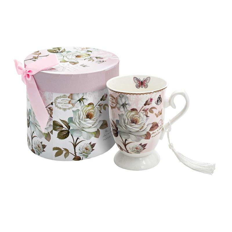 ΚΕΡΑΜΙΚΗ ΚΟΥΠΑ ΤΣΑΓΙΟΥ ΣΕ ΚΟΥΤΙ FL3088 FLORAL 12x11εκ