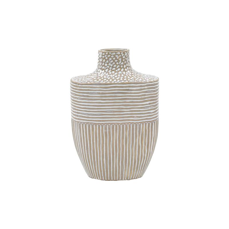 ΚΕΡΑΜΙΚΟ BAZO FL23763 ΜΠΕΖ-ΛΕΥΚΟ ΧΡΩΜΑ 21x10x31εκ