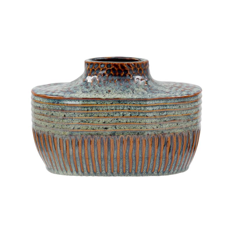 ΚΕΡΑΜΙΚΟ BAZO FL23764 ΠΡΑΣΙΝΟ-ΚΑΦΕ ΧΡΩΜΑ 31x11x20εκ