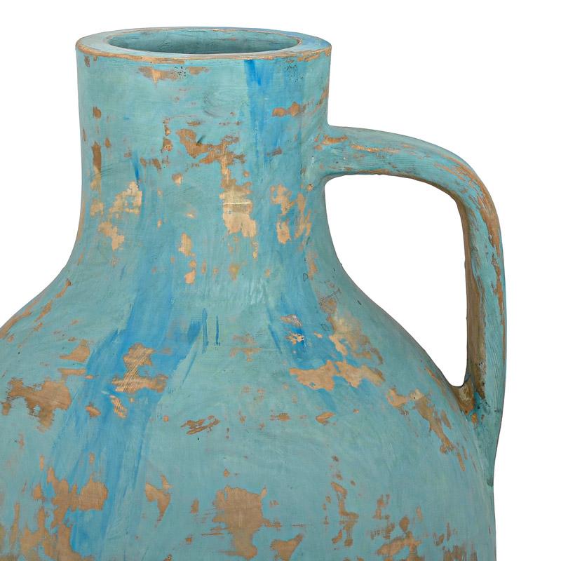 ΚΕΡΑΜΙΚΟ ΒΑΖΟ ΚΑΝΑΤΑ FL3021 ΧΡΩΜΑ ΒΕΡΑΜΑΝ - ΚΑΦΕ 29x66εκ - Image 3