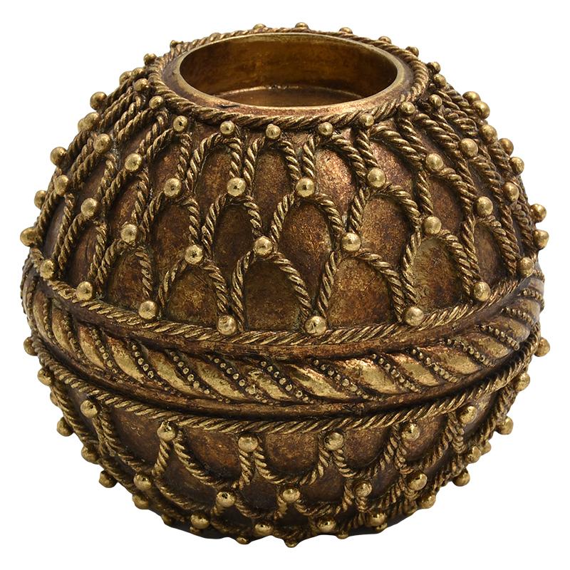 ΚΗΡΟΠΗΓΙΟ FL-23744 ΧΡΥΣΟ ΧΡΩΜΑ 9x9x9εκ