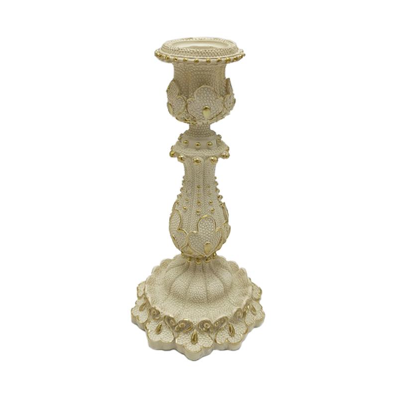 ΚΗΡΟΠΗΓΙΟ Leaf ΧΡΥΣΟ ΧΡΩΜΑ 10x10x20εκ sls