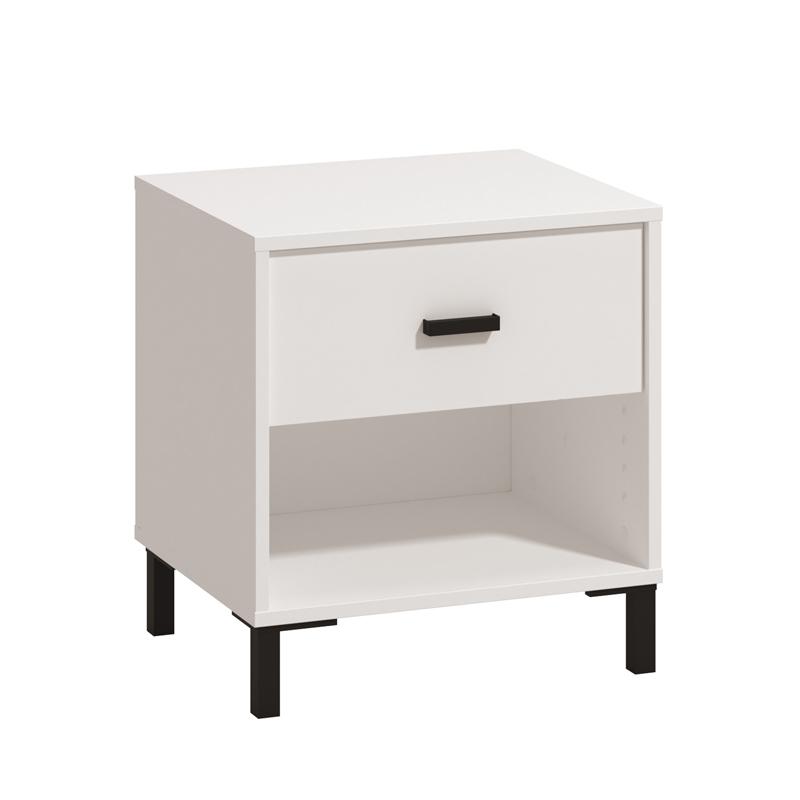 ΚΟΜΟΔΙΝΟ ALERIA NO1F ΛΕΥΚΟ ΧΡΩΜΑ 48x40x52εκ - Image 3