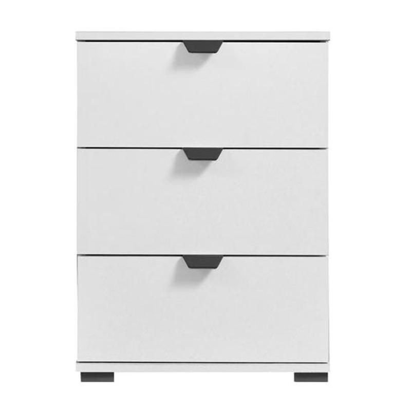 ΚΟΜΟΔΙΝΟ DUERO 3F ΛΕΥΚΗ ΛΑΚΑ 45x40x63εκ - Image 3