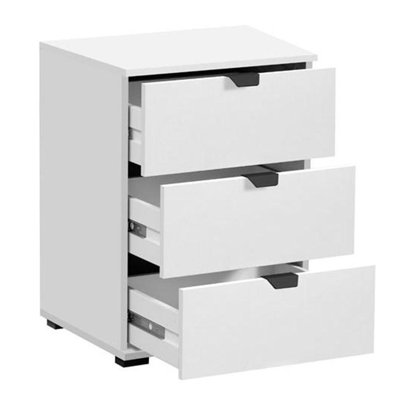 ΚΟΜΟΔΙΝΟ DUERO 3F ΛΕΥΚΗ ΛΑΚΑ 45x40x63εκ - Image 4