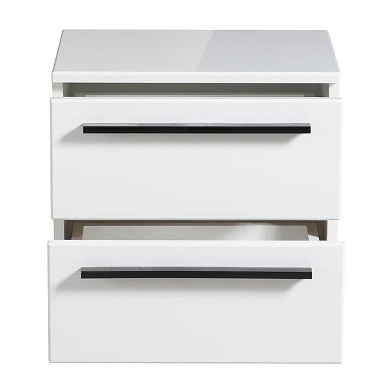 ΚΟΜΟΔΙΝΟ KSANTI NO2F ΛΕΥΚΟ-ΛΕΥΚΗ ΛΑΚΑ 44.5x33.5x42.5εκ - Image 4