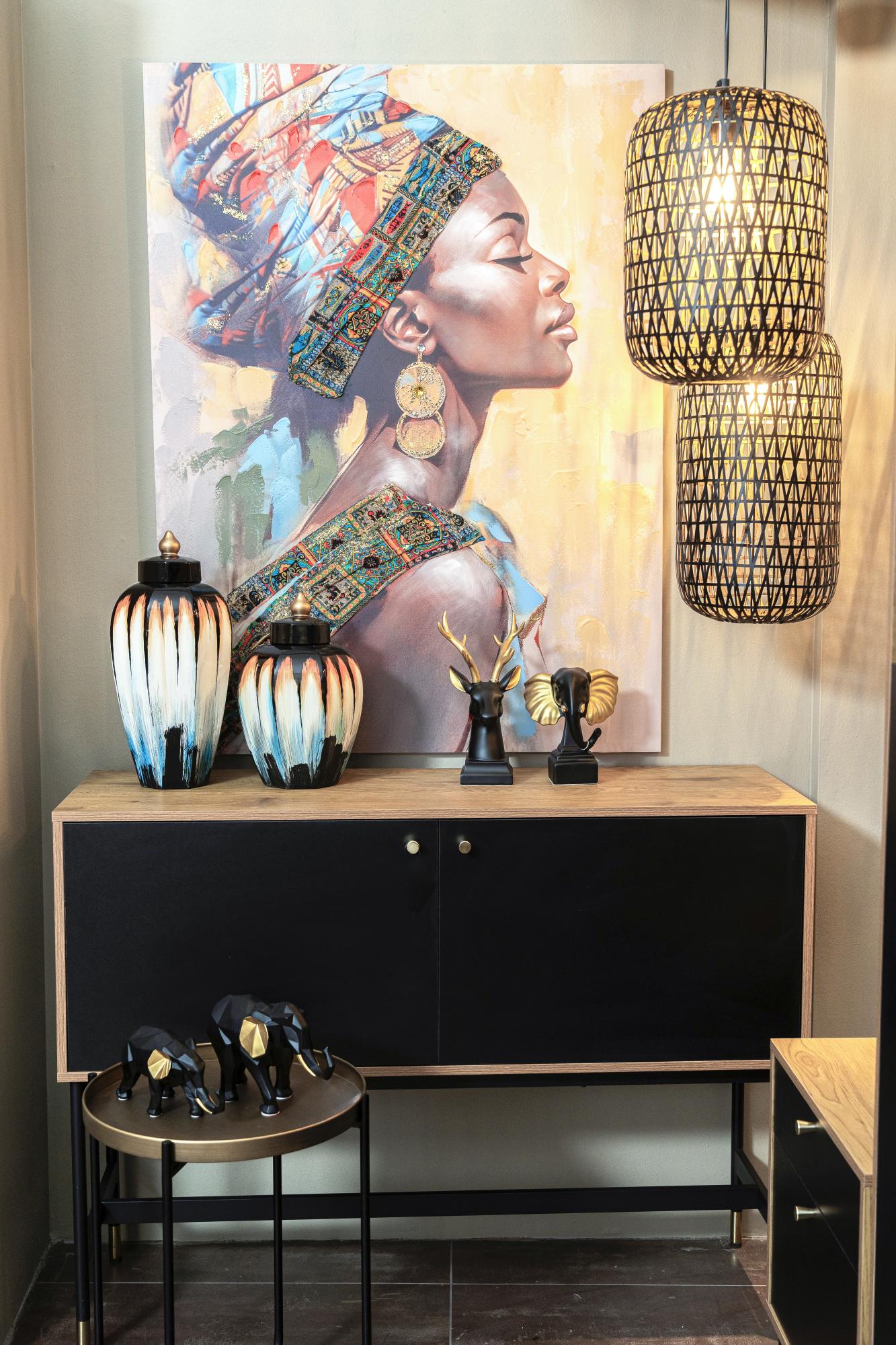 ΚΟΜΟΔΙΝΟ ΜΕ 2 ΣΥΡΤΑΡΙΑ Living ΚΑΦΕ-ΜΑΥΡΟ ΧΡΩΜΑ 48x40x60εκ - Image 2