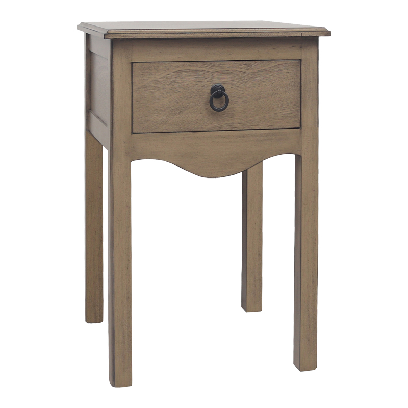 ΚΟΜΟΔΙΝΟ ΜΕ ΕΝΑ ΣΥΡΤΑΡΙ 60415 ΓΚΡΙ SAHARA 40x40x61εκ