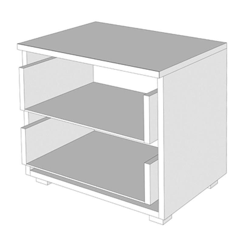 ΚΟΜΟΔΙΝΟ Uni NO2F Sonoma 44,5x33,5x43εκ - Image 7