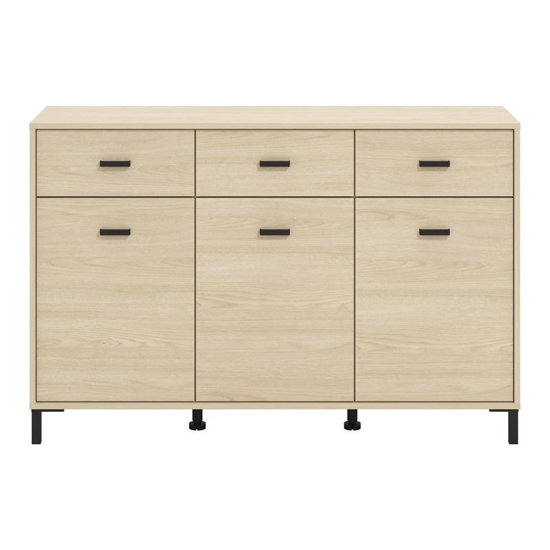 ΚΟΜΟΤΑ-ΜΠΟΥΦΕΣ ARBELA 3K3F3V LIGHT PORT OAK ΧΡΩΜΑ 138x40x90εκ - Image 3