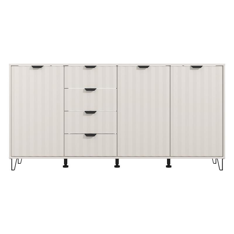 ΚΟΜΟΤΑ-ΜΠΟΥΦΕΣ BREST 4Κ4F CASHMERE-CASHMERE ΜΑΤ ΧΡΩΜΑ 183x40x91εκ - Image 4