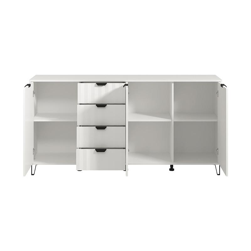 ΚΟΜΟΤΑ-ΜΠΟΥΦΕΣ BREST 4Κ4F ΛΕΥΚΟ-ΛΕΥΚΟ ΜΑΤ ΧΡΩΜΑ 183x40x91εκ - Image 5